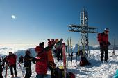 Salita da Oneta a Cima Grem su un percorso già ben innevato e tracciato da molti scialpinisti sabato 4 dicembre 2010 - FOTOGALLERY